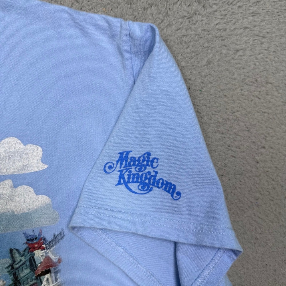 Vintage Disney Magic Kingdom Character Crop Top Shirt - Picture 5 of 6